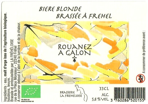 Etiquette BRASSERIE LA FREHELOISE 17