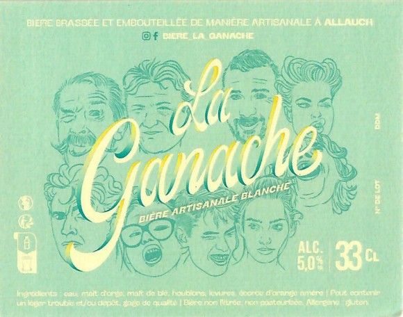 Etiquette BRASSERIE LA GANACHE 02