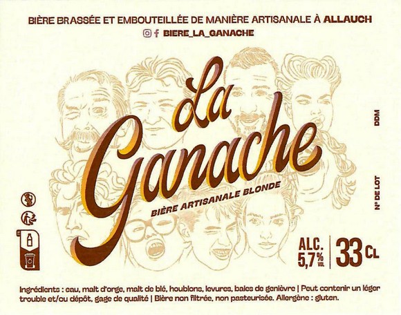 Etiquette BRASSERIE LA GANACHE 03