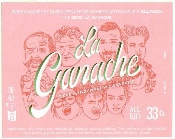 Etiquette BRASSERIE LA GANACHE 06