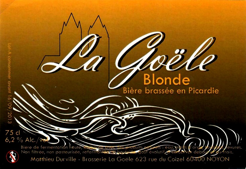 etiquette BRASSERIE LA GOELE 02