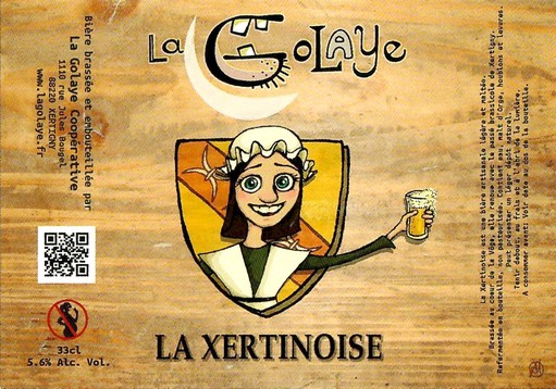 Etiquette BRASSERIE LA GOLAYE 06
