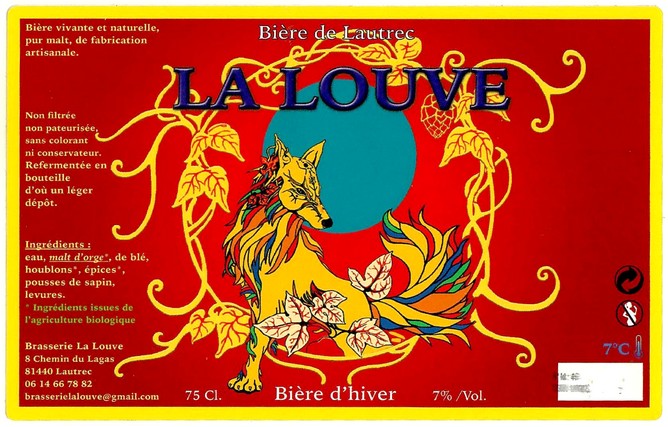 Etiquette BRASSERIE LA LOUVE 03
