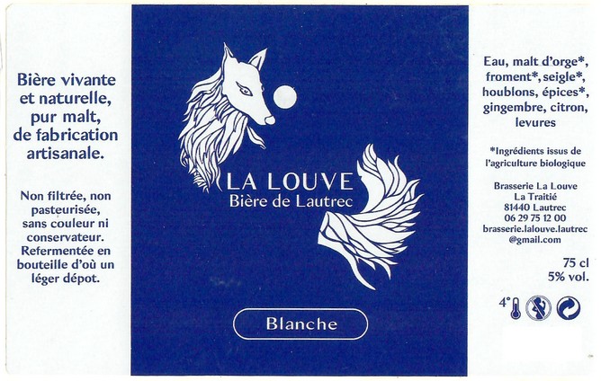 Etiquette BRASSERIE LA LOUVE 08