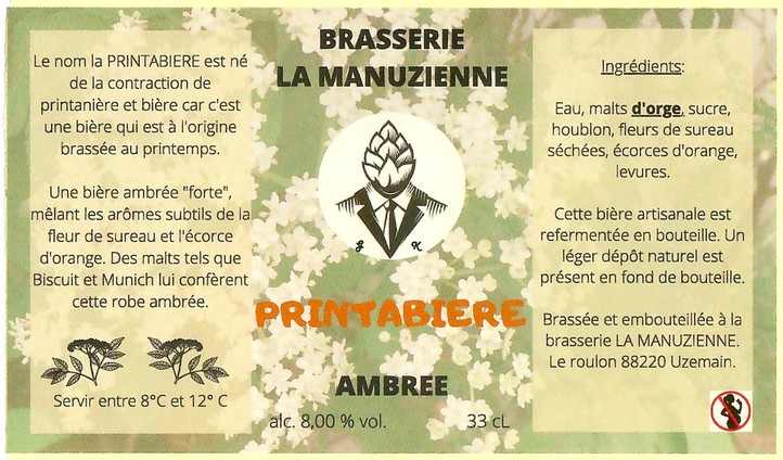Etiquette BRASSERIE LA MANUZIENNE 05