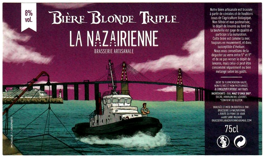 etiquette BRASSERIE LA NAZAIRIENNE 13