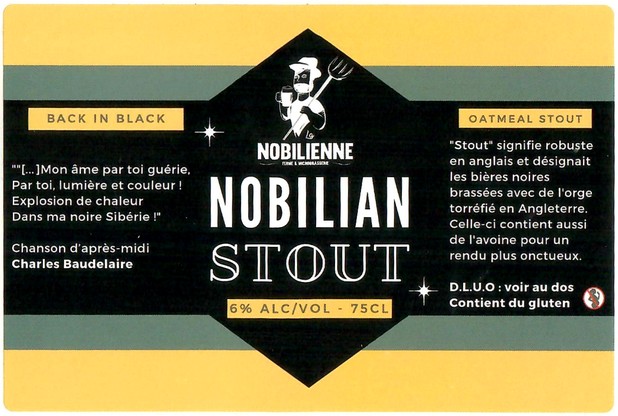 Etiquette BRASSERIE LA NOBILIENNE 03