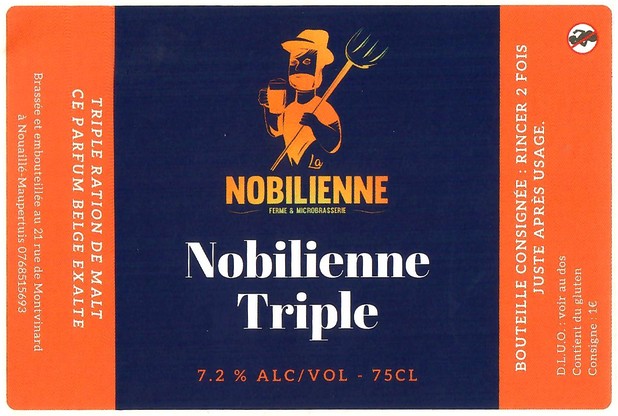 Etiquette BRASSERIE LA NOBILIENNE 05
