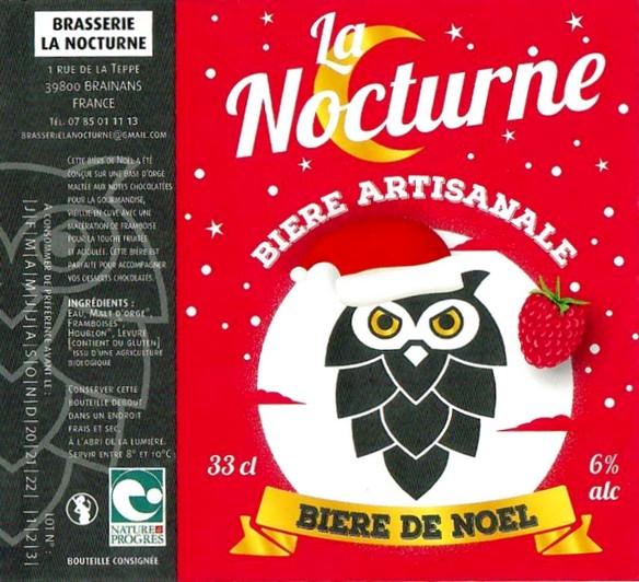 Etiquette BRASSERIE LA NOCTURNE 02