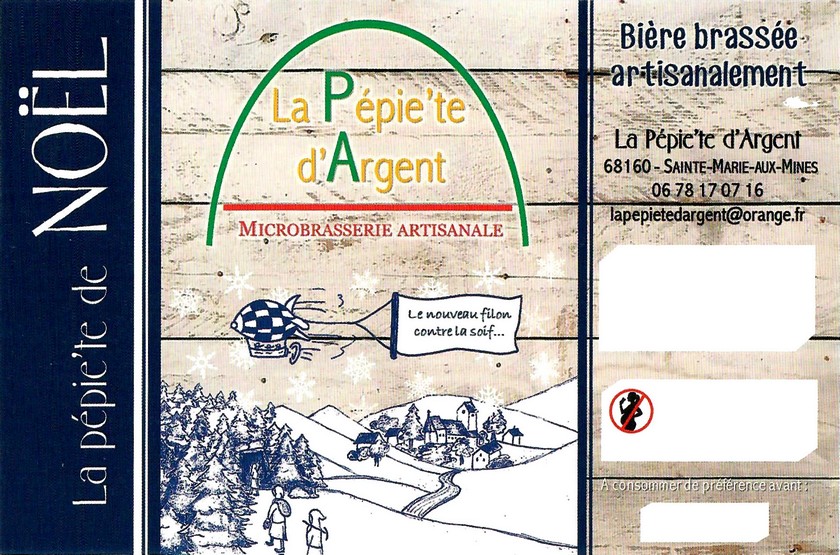 Etiquette BRASSERIE LA PEPIETE D'ARGENT 09