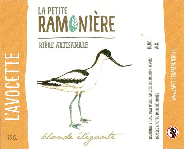 Etiquette BRASSERIE LA PETITE RAMONIERE 22