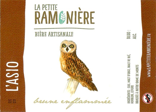 Etiquette BRASSERIE LA PETITE RAMONIERE 27