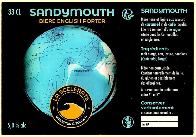 Etiquette BRASSERIE LA SCELERATE 01