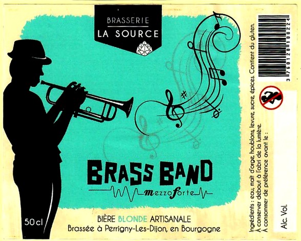 etiquette BRASSERIE LA SOURCE 34