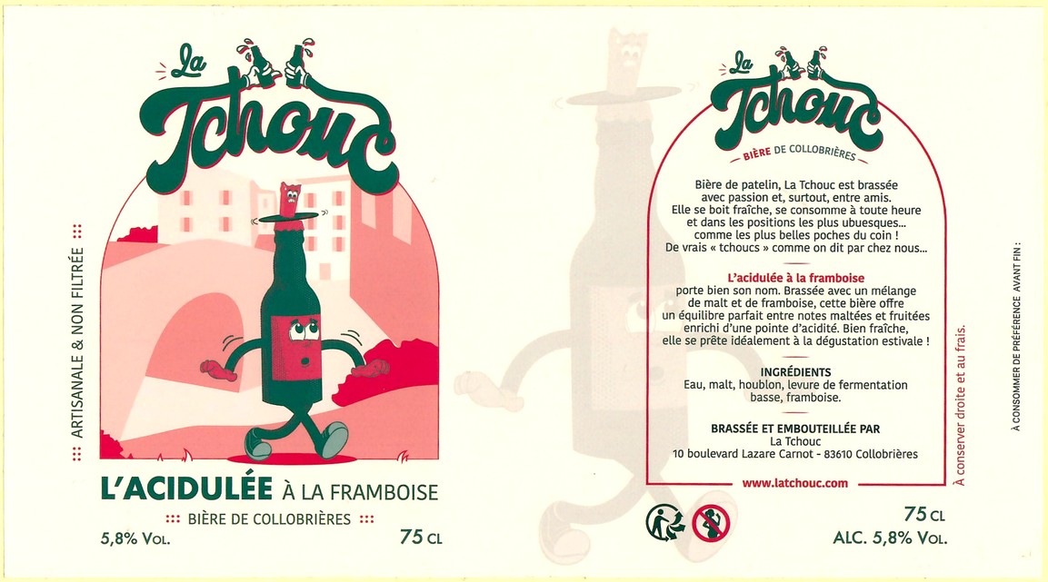Etiquette BRASSERIE LA TCHOUC 03
