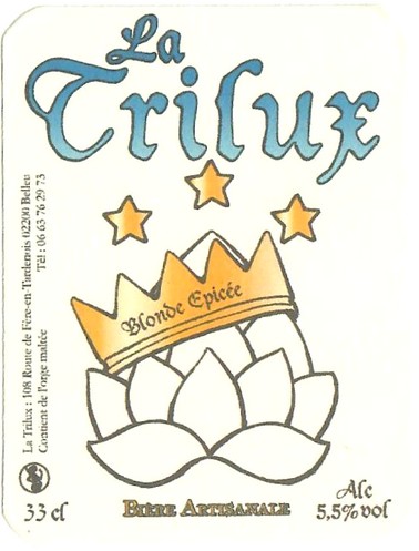 Etiquette BRASSERIE LA TRILUX 01