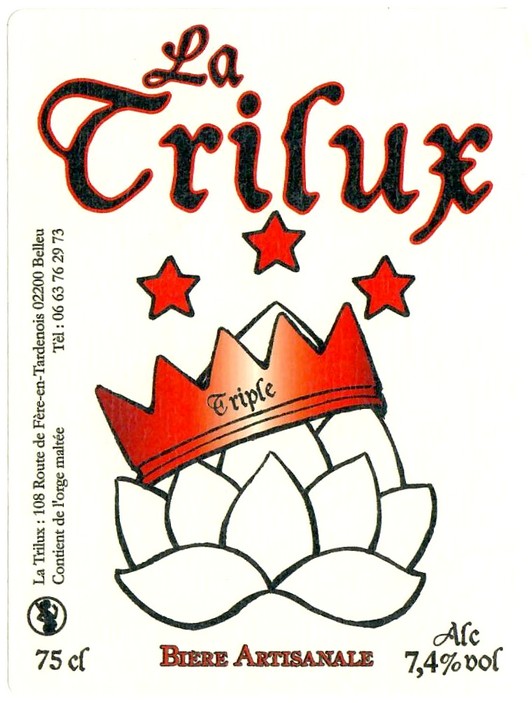 Etiquette BRASSERIE LA TRILUX 02
