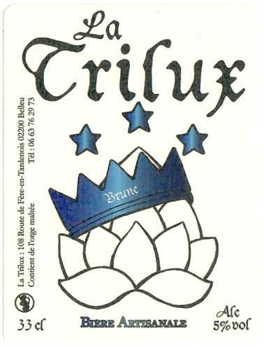 Etiquette BRASSERIE LA TRILUX 09