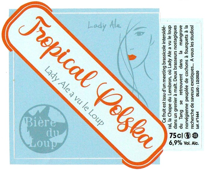 Etiquette BRASSERIE LADY ALE 19
