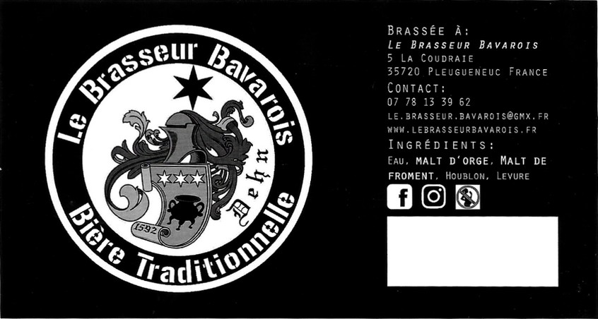 etiquette BRASSERIE LE BRASSEUR BAVAROIS 01