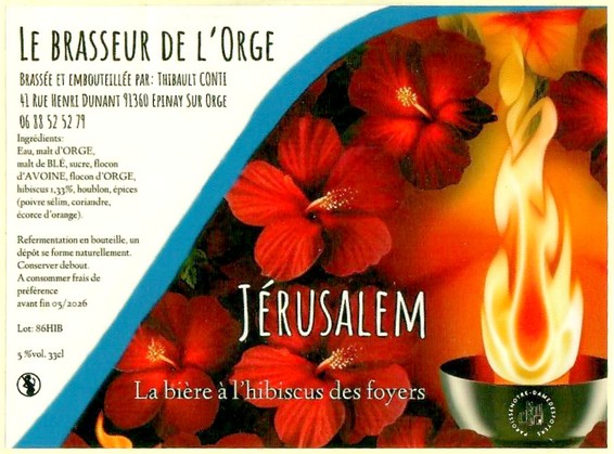Etiquette BRASSERIE LE BRASSEUR DE L'ORGE 13