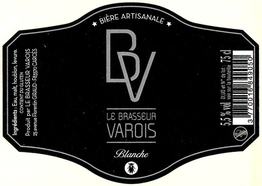 Etiquette BRASSERIE LE BRASSEUR VAROIS 02