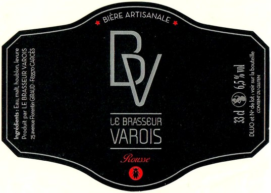 Etiquette BRASSERIE LE BRASSEUR VAROIS 10