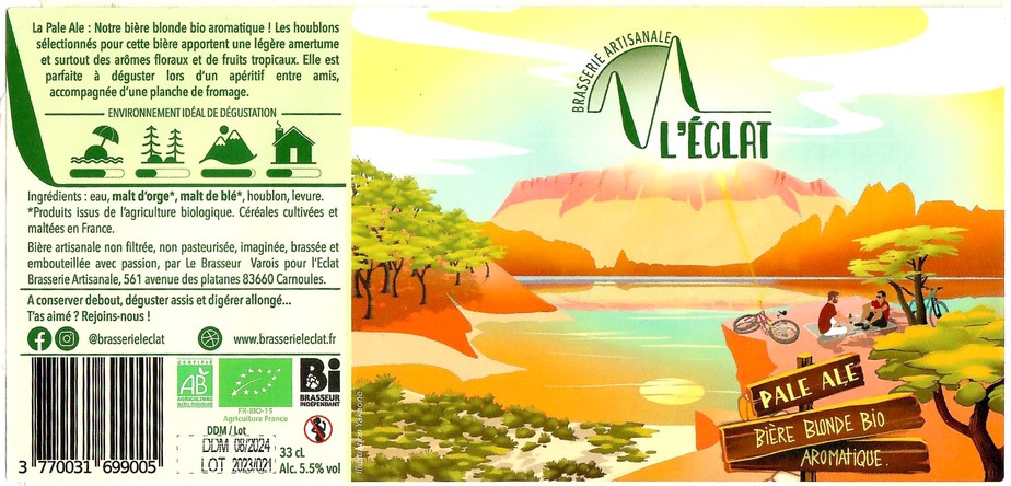 Etiquette BRASSERIE LE BRASSEUR VAROIS 13