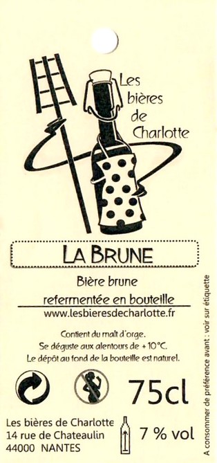 Etiquette BRASSERIE LES BIERES DE CHARLOTTE 15
