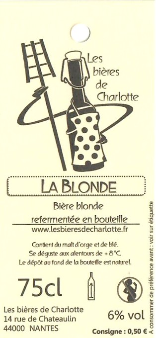 Etiquette BRASSERIE LES BIERES DE CHARLOTTE 16