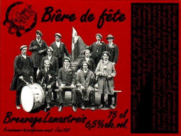 Etiquette BRASSERIE LES CHOPES DU MOULIN 12