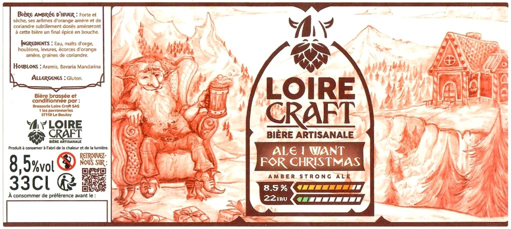 Etiquette BRASSERIE LOIRE CRAFT 01