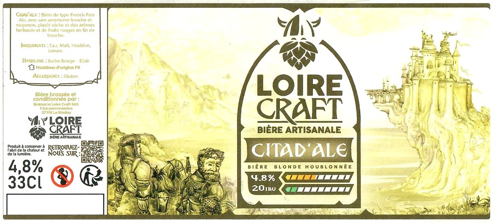 Etiquette BRASSERIE LOIRE CRAFT 03