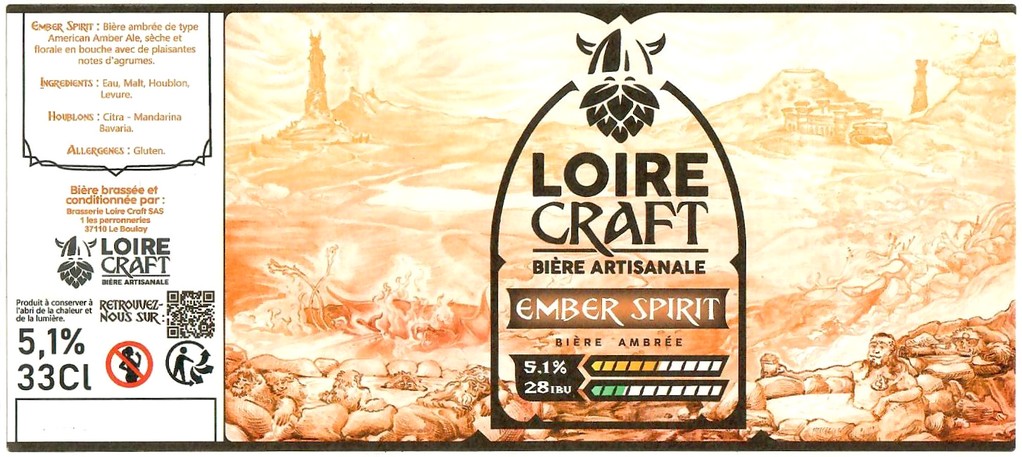 Etiquette BRASSERIE LOIRE CRAFT 04