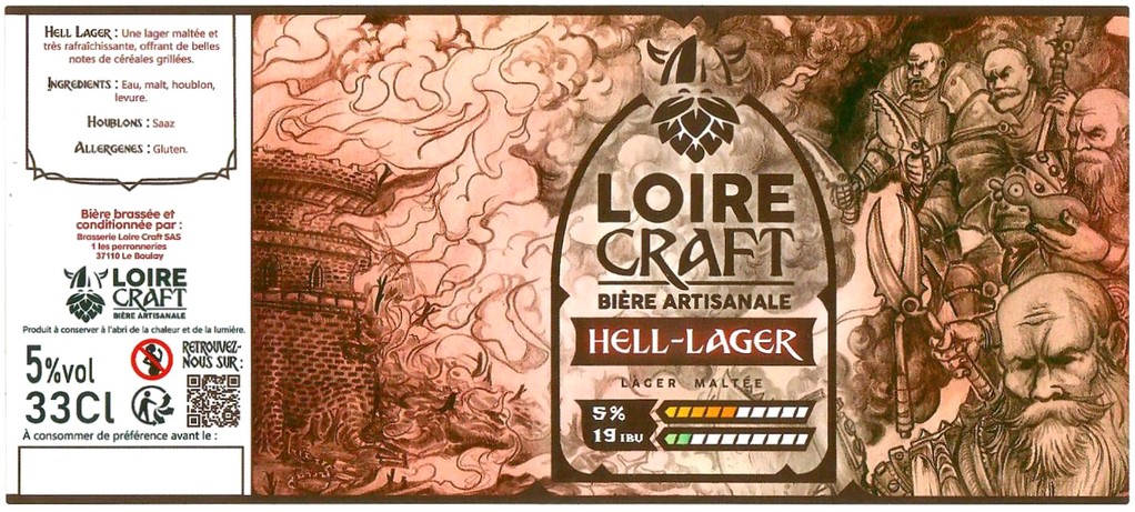 Etiquette BRASSERIE LOIRE CRAFT 06