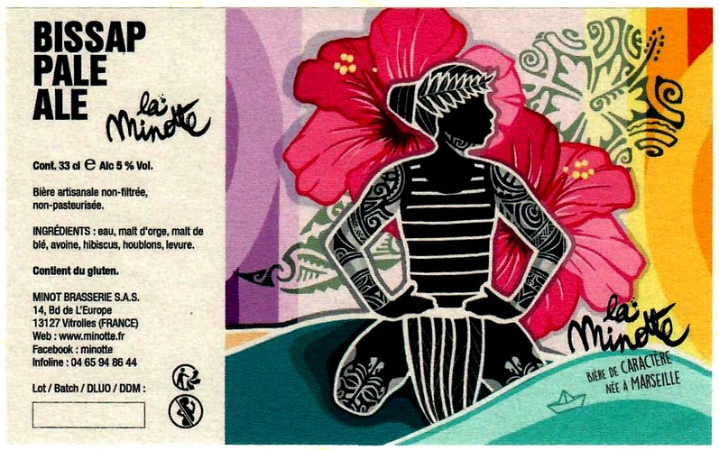 etiquette BRASSERIE MINOT 22