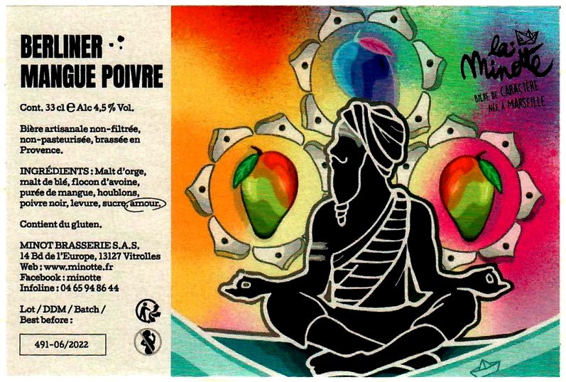 etiquette BRASSERIE MINOT 23