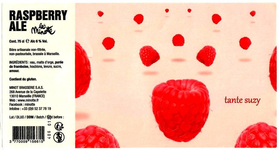 etiquette BRASSERIE MINOT 25