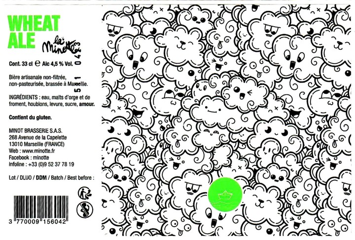 etiquette BRASSERIE MINOT 26