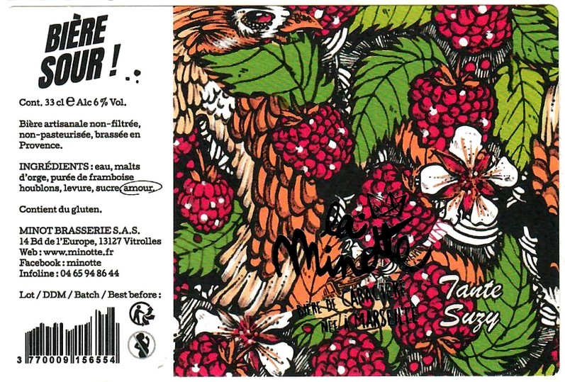 etiquette BRASSERIE MINOT 28