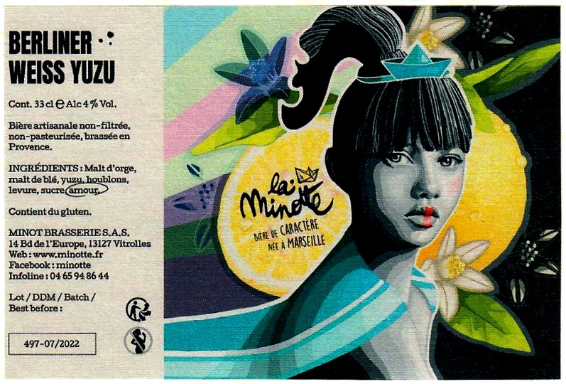 etiquette BRASSERIE MINOT 30