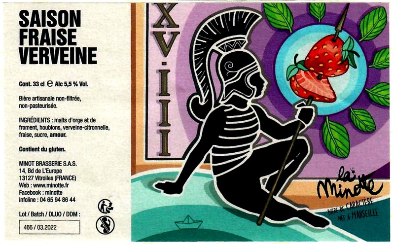 etiquette BRASSERIE MINOT 32