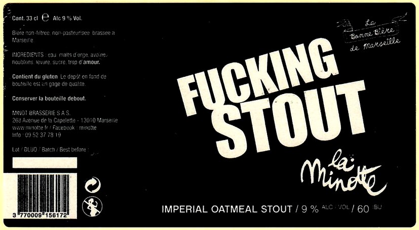 etiquette BRASSERIE MINOT 34