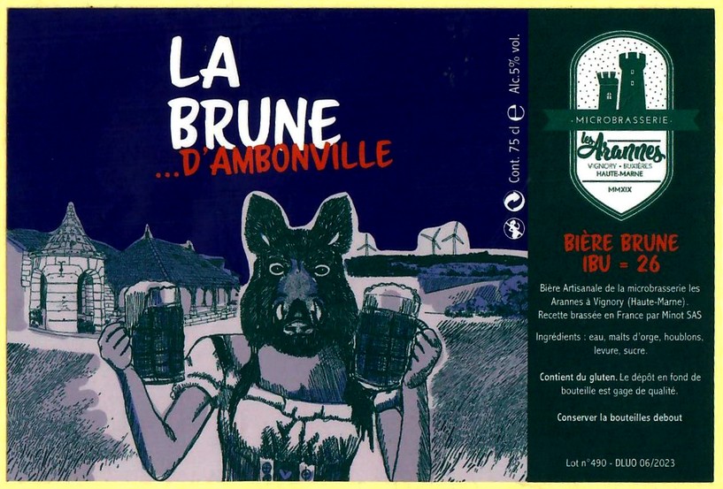 etiquette BRASSERIE MINOT 35