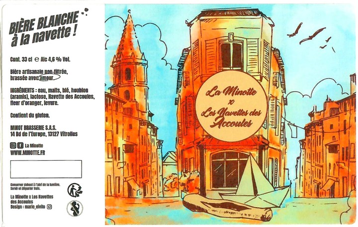 Etiquette BRASSERIE MINOT 47