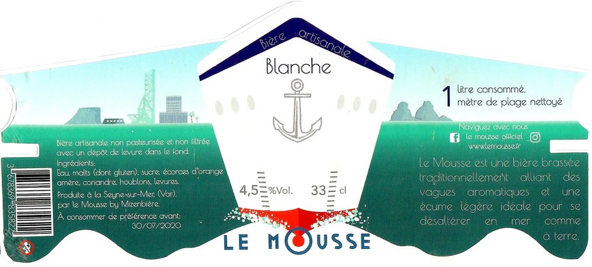 Etiquette BRASSERIE MIZENBIERE 01