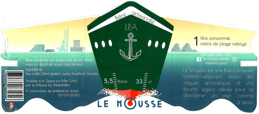 Etiquette BRASSERIE MIZENBIERE 02