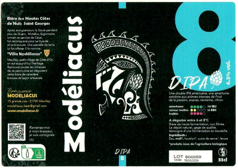 Etiquette BRASSERIE MODELIACUS 31