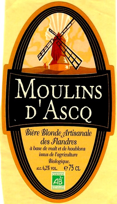 etiquette BRASSERIE MOULINS D'ASCQ 01