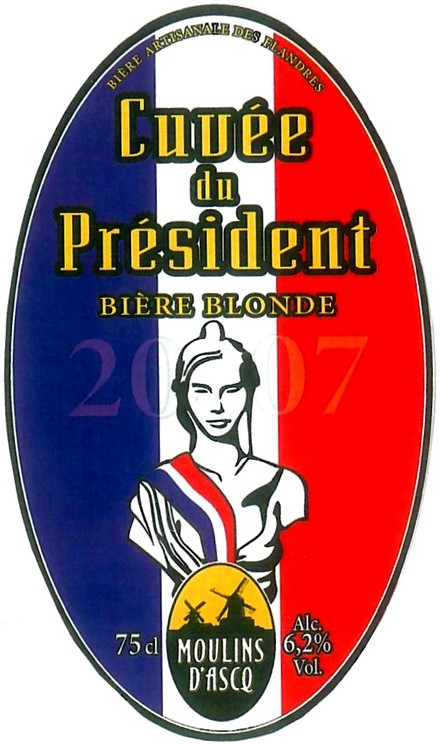 etiquette BRASSERIE MOULINS D'ASCQ 19